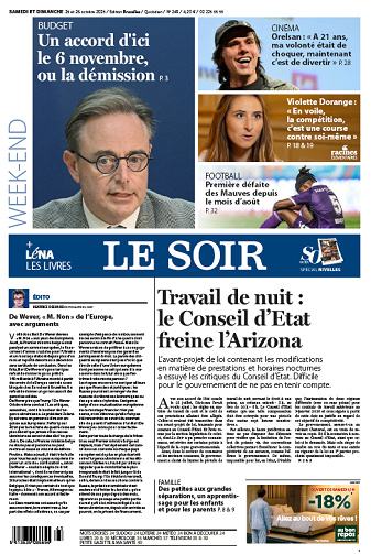 Le Soir - 25 Octobre 2025