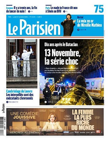 Le Parisien - 27 Octobre 2025