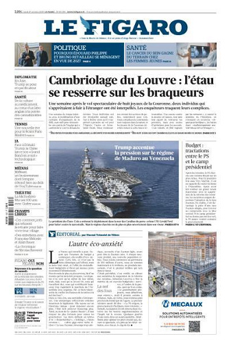 Le Figaro du Lundi 27 Octobre 2025