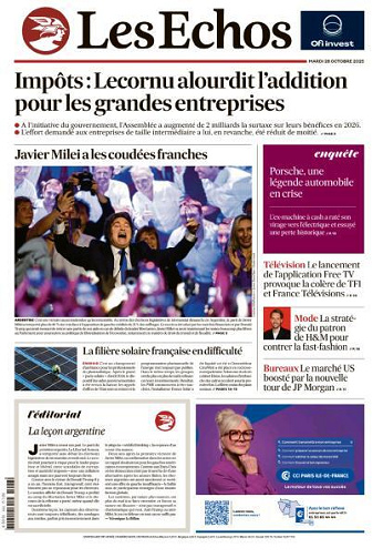 Les Echos - 28 Octobre 2025
