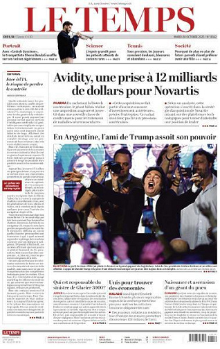 Le Temps - 28 Octobre 2025