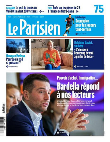 Le Parisien - 29 Octobre 2025