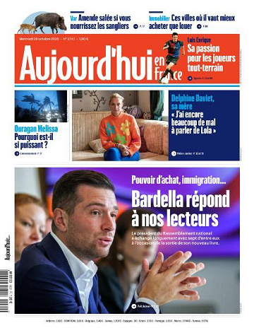 Aujourd’hui en France - 29 Octobre 2025