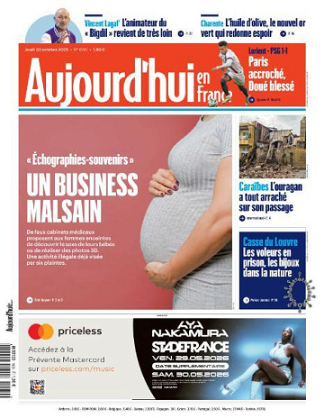 Aujourd’hui en France - 30 Octobre 2025
