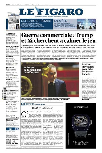 Le Figaro du Jeudi 30 Octobre 2025