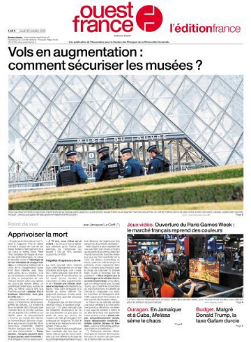 Ouest-France Édition France - 30 Octobre 2025