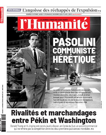 L'Humanite - 31 Octobre / 2 Novembre  2025