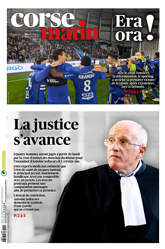 Corse Matin - 1er Novembre 2025