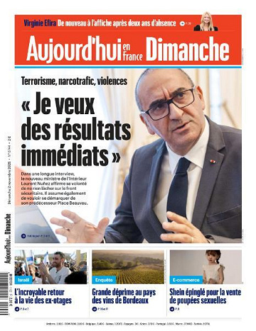 Aujourd’hui en France - 2 Novembre 2025
