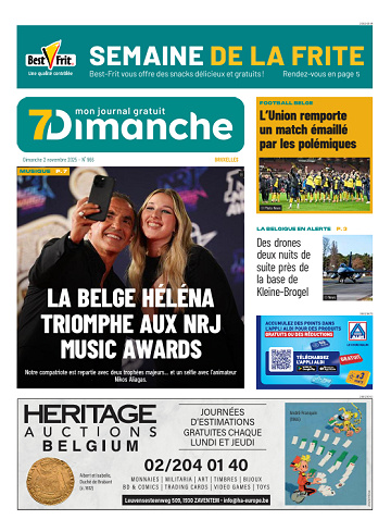 Pack Journaux Belges Du Dimanche 2 Novembre 2025