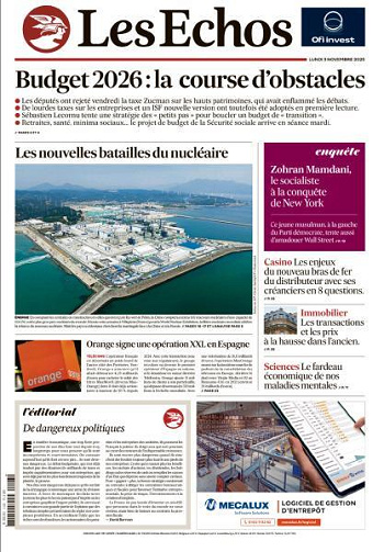Les Echos - 3 Novembre 2025