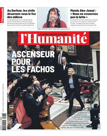 L'Humanite - 3 Novembre 2025