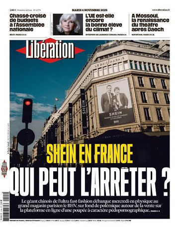 Libération du Mardi 4 Novembre 2025