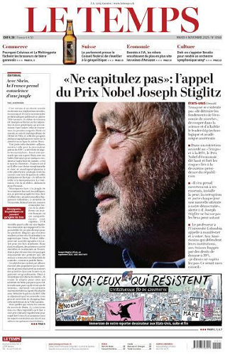 Le Temps - 4 Novembre 2025
