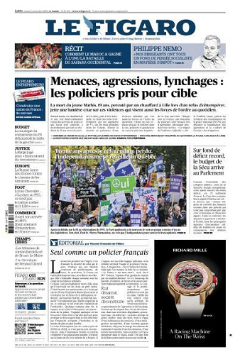 Le Figaro du Mardi 4 Novembre 2025
