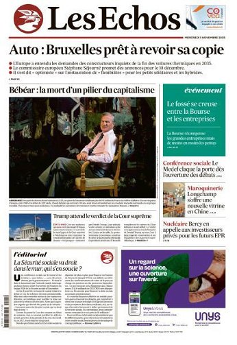 Les Echos - 5 Novembre 2025
