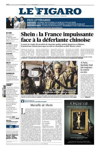 Le Figaro du Mercredi 5 Novembre 2025
