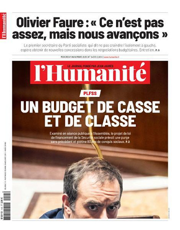 L'Humanite - 5 Novembre 2025
