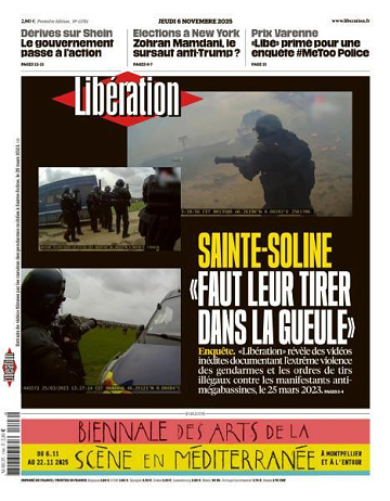 Libération du Jeudi 6 Novembre 2025