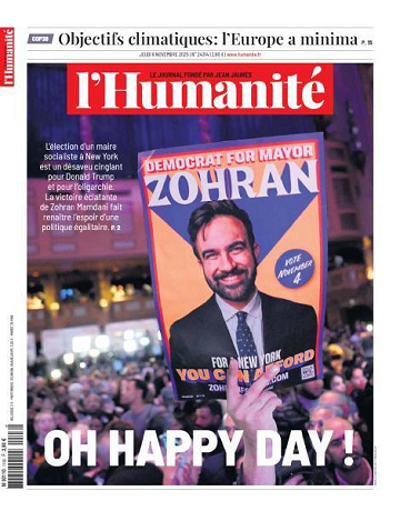 L'Humanite - 6 Novembre 2025