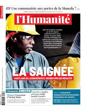 L'Humanite - 7-9 Novembre 2025