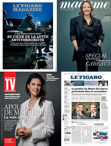 Pack Le Figaro et ses 3 suppléments - 7 Novembre 2025