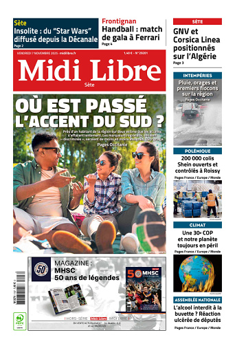 Midi Libre (14 Éditions) Du Vendredi 7 Novembre 2025