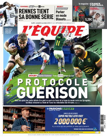 L’equipe du Samedi 8 Novembre 2025