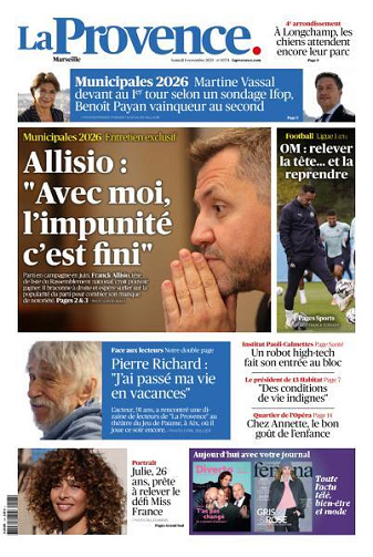 La Provence - 8 Novembre 2025