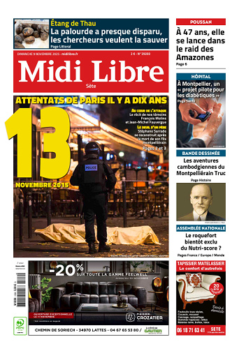 Midi Libre (14 Éditions) Du Dimanche 9 Novembre 2025