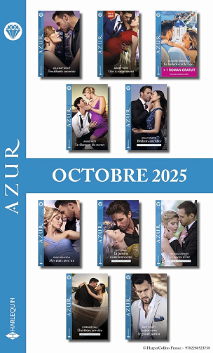 Pack mensuel Azur - 11 romans + 1 titre gratuit (Octobre 2025) -  Collectif (2025)