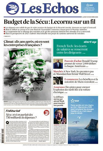 Les Echos - 10 Novembre 2025