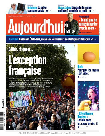 Aujourd’hui en France - 10 Novembre 2025
