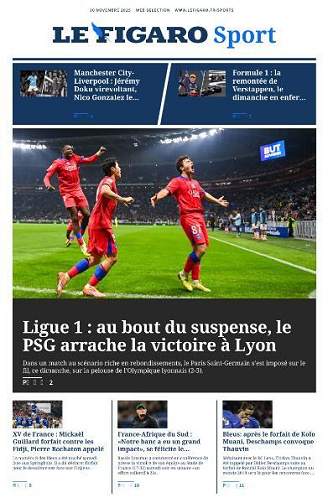 Le Figaro Sport - 10 Novembre 2025