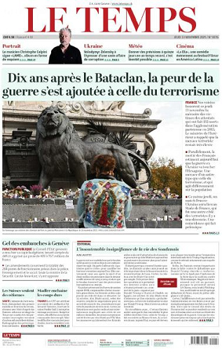 Le Temps - 13 Novembre 2025