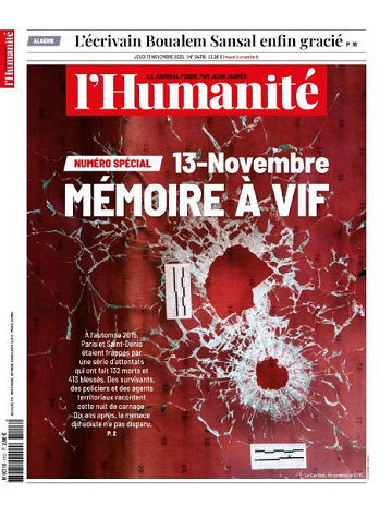L'Humanite - 13 Novembre 2025
