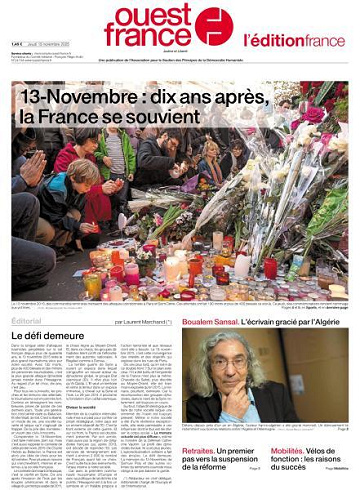 Ouest-France Édition France - 13 Novembre 2025