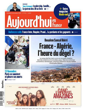 Aujourd’hui en France - 14 Novembre 2025