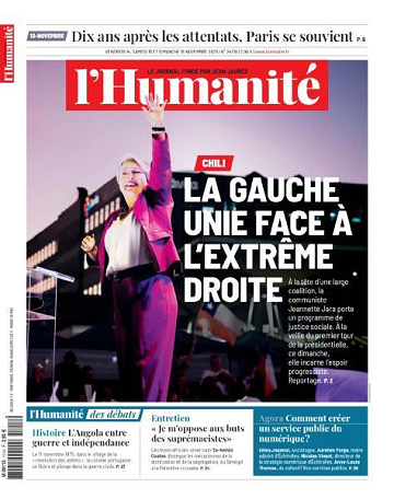 L'Humanite - 14-16 Novembre 2025