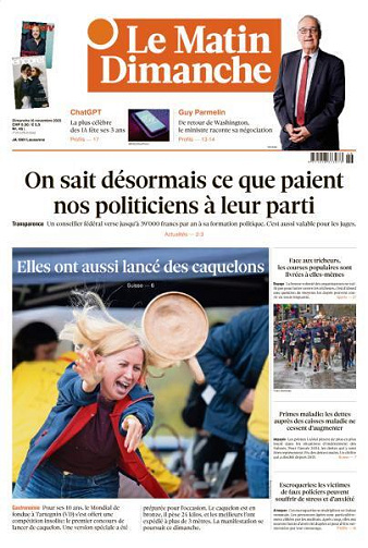 Le Matin Dimanche - 16 Novembre 2025