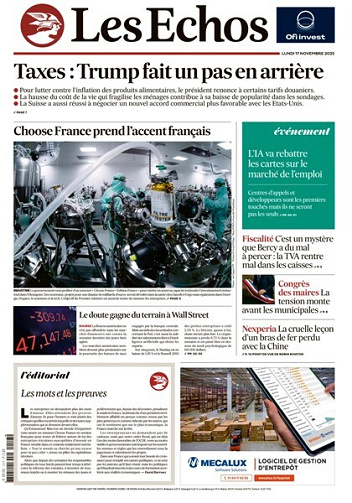 Les Echos - 17 Novembre 2025