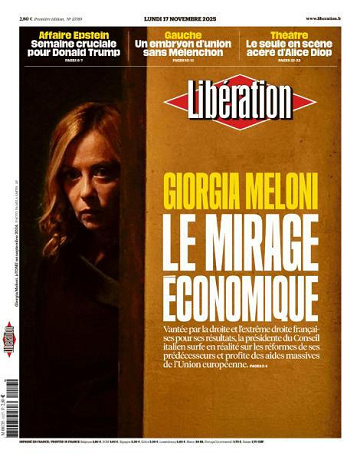 Libération du Lundi 17 Novembre 2025