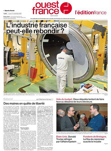 Ouest-France Édition France - 17 Novembre 2025