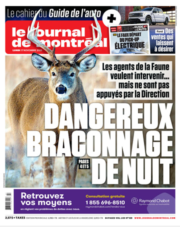 Le Journal De Montréal - 17 Novembre 2025