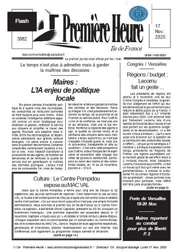 Première Heure Ile de France - 17 Novembre 2025