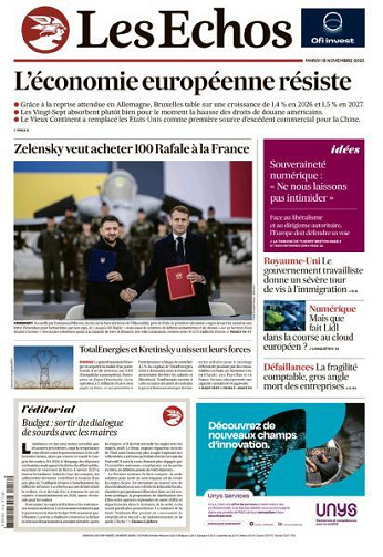 Les Echos - 18 Novembre 2025