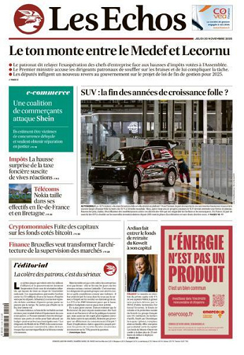 Les Echos - 20 Novembre 2025