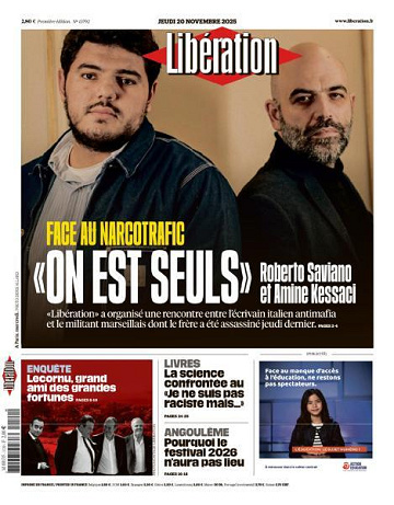 Libération du Jeudi 20 Novembre 2025