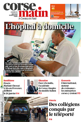 Corse Matin - 20 Novembre 2025