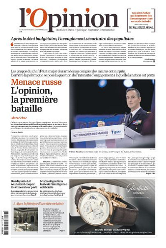 L’Opinion - 21-22 Novembre 2025